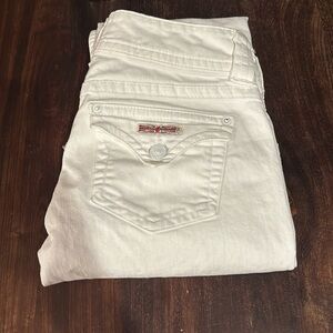 Hudson Baby Boot Cut White. 
33 inch in seam. Size 27